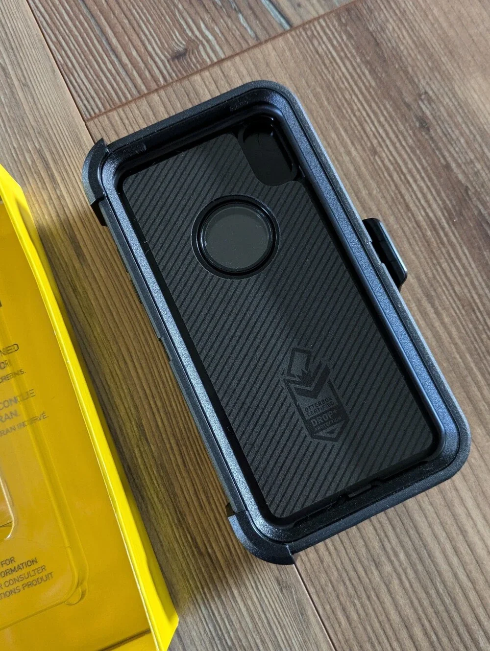 OtterBox Defender Series Rugged Case Holster/Belt Clip for iPhone X Solid Black